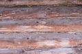 Background of old blockhouse wall Royalty Free Stock Photo