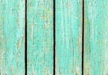 Background from old boards with peeling green paint Royalty Free Stock Photo