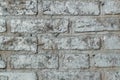 Background of brick wall texture painted silver paint Royalty Free Stock Photo