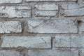 Background of brick wall texture painted silver paint Royalty Free Stock Photo