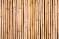 Background of old brown bamboo, suitable for graphics, folk or nature. Royalty Free Stock Photo