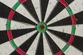 Background of old dart board with many holes Royalty Free Stock Photo