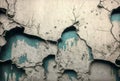 Background with old distressed cracked grey concrete wall