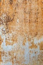 Background old metal wall with rust Royalty Free Stock Photo
