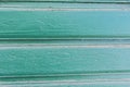 Background of old painted green horizonta boards Royalty Free Stock Photo
