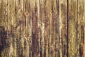 Background from an old painted wooden wall. Brown abstract background. Vintage wooden dark horizontal boards. Wood background Royalty Free Stock Photo