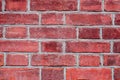 Background Old red brick wall Royalty Free Stock Photo