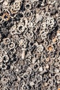 Old nuts & bolts background Royalty Free Stock Photo