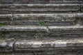 Background of old stone steps overgrown with grass Royalty Free Stock Photo