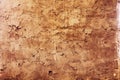 Background from old uneven yellow-brown textural pargeting Royalty Free Stock Photo