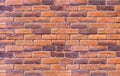 Background of old vintage brick wall.selective focus. Royalty Free Stock Photo