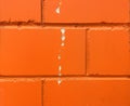 The background of an old vintage dirty brick wall with peeling plaster, texture for games, high-quality photos of bricks and walls Royalty Free Stock Photo