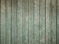 Background of old wooden vintage texture boards painted with green paint. Royalty Free Stock Photo