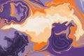 Background of orange  purple  black and white swirls with the effect of stormy clouds Royalty Free Stock Photo