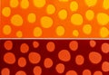 Background from orange and red ceramic tiles Royalty Free Stock Photo