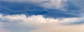 Background panorama dark dramatic clouds Royalty Free Stock Photo