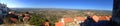 Background panoramic view of the landscape of the village of Monsanto, in Portugal