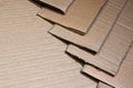 Background of paper textures piled ready to recycle. A pack of old office cardboard for recycling of waste paper. Pile of wastepa Royalty Free Stock Photo