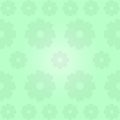 pastel green gradient background with flower patterns. repeat, simple, creative and unique Royalty Free Stock Photo