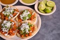 Mexican Background food Tacos Pastor Food Royalty Free Stock Photo