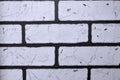Background pattern of bricks on the wall, brickwork painted texture Royalty Free Stock Photo
