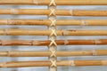 Closed Up of Bamboo Texture of Wicker Weave Pattern Royalty Free Stock Photo