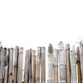 Background bamboo fence Royalty Free Stock Photo