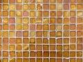 Background Pattern of Orange and Copper Glass Tiles