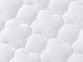 Background pattern of soft white mattress Royalty Free Stock Photo