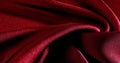 Background, pattern, texture, wallpaper, red silk fabric. Add a touch of luxury to any design by adding it to this ultra-soft and Royalty Free Stock Photo