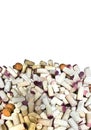 Wine Corks Background White Vertical Royalty Free Stock Photo