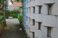 background of patterns, shapes and textures of concrete walls