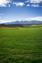 In the background the peak of Moncayo natural park IV Royalty Free Stock Photo