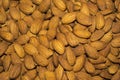 Background - peeled almond kernels Royalty Free Stock Photo