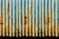 background of peeling paint and rusty old metal. zinc wall texture pattern background rusty corrugated metal old decay. photo Royalty Free Stock Photo