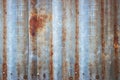 background of peeling paint and rusty old metal. zinc wall texture pattern background rusty corrugated metal old decay. photo Royalty Free Stock Photo