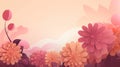 Happy motherday floral concept background generative ai