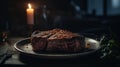 Steak Cinematic Color Grading Portrait Photography With Generative AI Technology