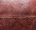 Brown suede texture background with seam Royalty Free Stock Photo