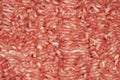 Background photo of raw minced meat. Royalty Free Stock Photo