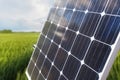 Background of photovoltaic modules for renewable energy. Royalty Free Stock Photo