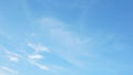 Background picture bright blue sky with thin white clouds