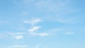 Background picture bright blue sky with thin white clouds