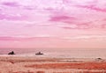 Background pictures of sea and pink sky