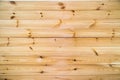 Background of pine wood floor Board with a beautiful pattern of tree structure knots. Design Royalty Free Stock Photo