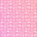 Background pink cute for girls. Royalty Free Stock Photo