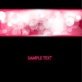 Background with pink glowing lights Royalty Free Stock Photo