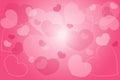 Background pink heart