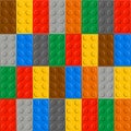 Background of plastic construction block