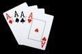 Background with playing cards Royalty Free Stock Photo